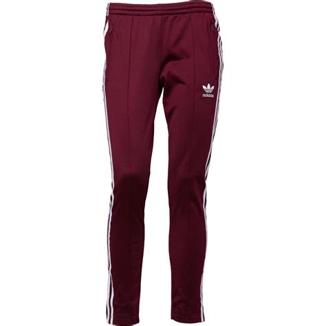 adidas originals pants maroon dam